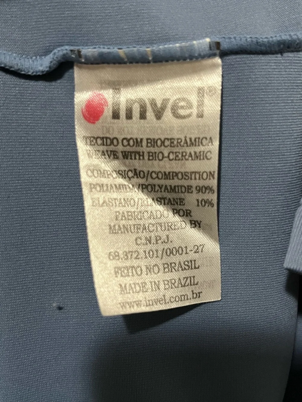 INVEL brand Woman’s V-neck long sleeve Bioceramics Mid Blue color Size Medium - Picture 4 of 5